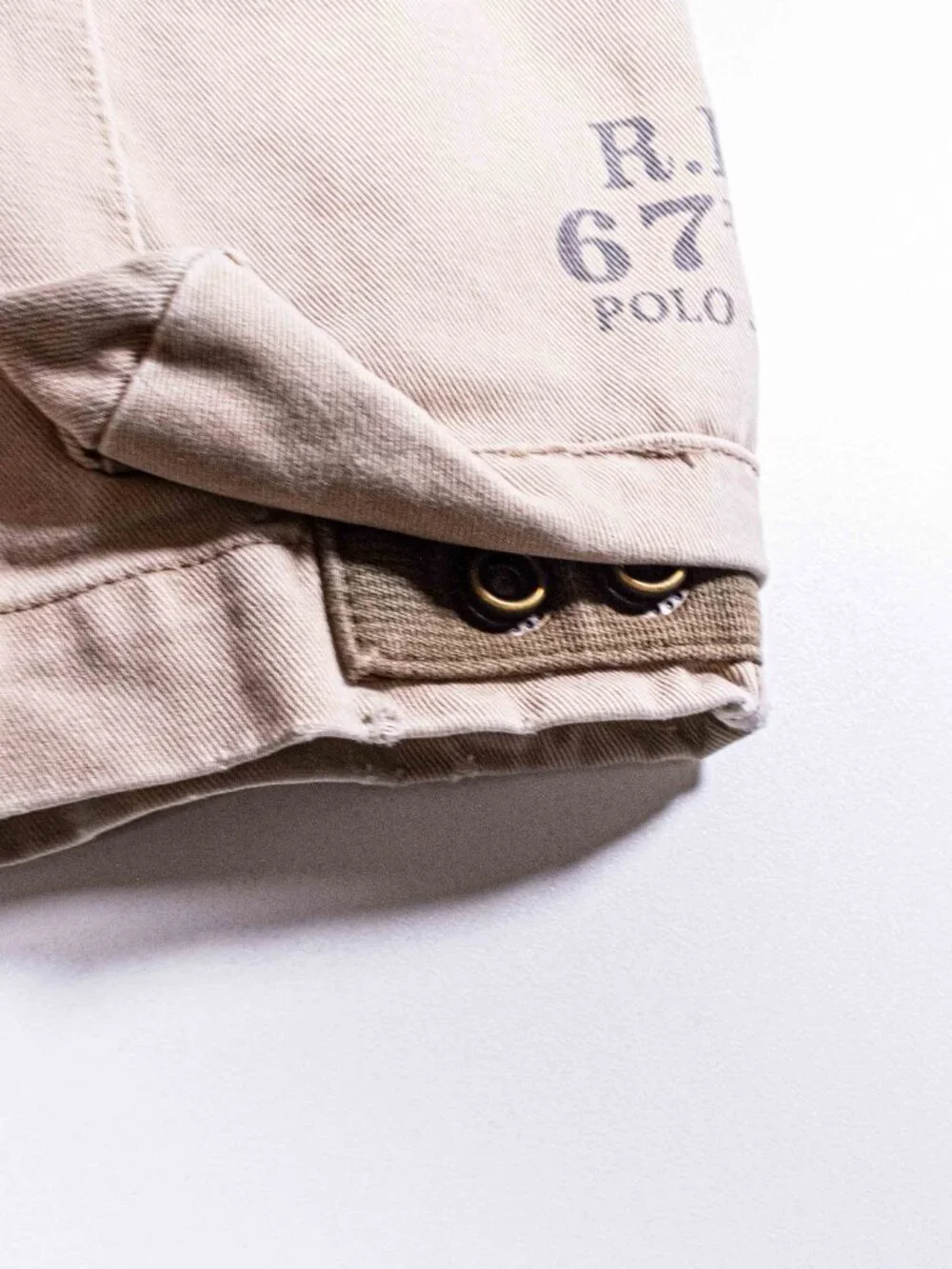 Vintage Polo Jeans Co Ralph Lauren Military Cargo Shorts Mens 33 Y2K Utility